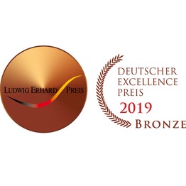 Logo des Ludwig-Erhard-Preises in Bronze